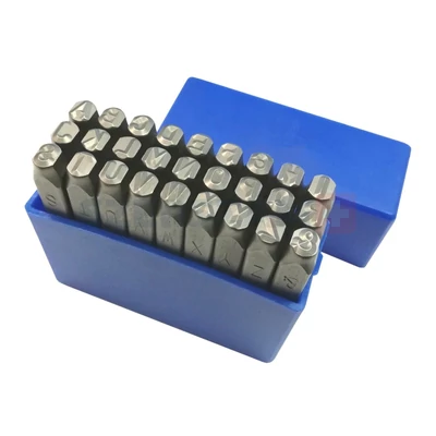 Betűbeütő készlet angol ABC 27r. 4,0mm CrV