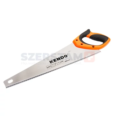 KENDO rókafark fűrész zárt műanyag nyéllel 400mm No.30401