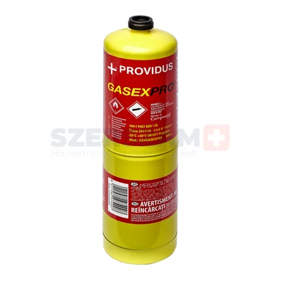 PROVIDUS GASEXPRO propilén gázpalack 400g (1"-20UNEF RH) CGA-600