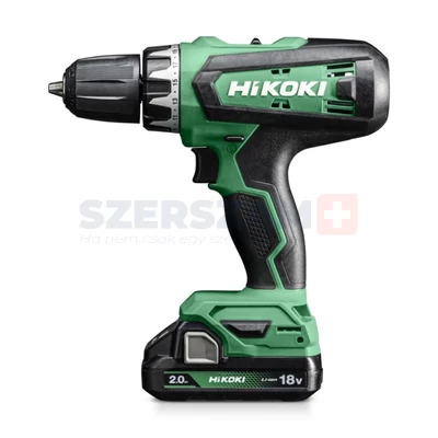 HIKOKI DS18DF akkus fúró-csavarozó + koffer 2x2,0Ah+töltő