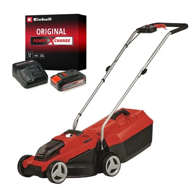 EINHELL GE-CM 18/32 Li - Solo PXC fűnyíró 3413256 + PXC Li akku+töltő 18V 2,5Ah Starter Kit 4512097 (Tavaszi akciós csomag)