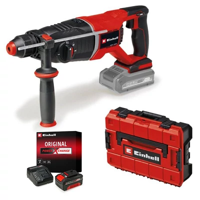 EINHELL TP-HD 18/26 D Li BL - Solo Professional akkus fúrókalapács 4514270 - PXC Li akku+töltő 18V 4,0Ah Starter Kit 4512042 (Tavaszi akciós csomag)