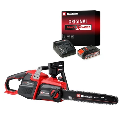 EINHELL GP-LC 36/40 Li BL-Solo Professional akkus láncfűrész 4600050 - PXC Li akku+töltő 18V 2,5Ah Starter Kit 4512097 (Tavaszi akciós csomag)