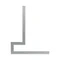 TOVARNA Kovine peremderékszög (karima derékszög) 800x800/K125x100mm