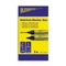 BLEISPITZ Duo kétvégű mélyfurat jelölőfilc 2x25/1,5-3,0mm fekete 5db No.1751