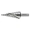 BOHRCRAFT lépcsős lemezfúró csavart hornyú HSS-E Co5 4-39/3mm 13 lépcsős No.6-S