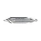 BOHRCRAFT központfúró HSS-G A 60° DIN333 5,0 (12,5x63)