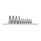 HANS 1/4"+3/8" TORX bit-dugókulcsfej készlet 10r. TX10-TX55 56024-10