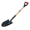 BERGER kerek ásó keményfa nyéllel, PP+TPR D-markolattal 2,28kg 1050mm