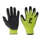 PALAWAN nylon latex mártott munkavédelmi kesztyű fekete/sárga 10-es No.0108002999100