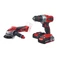 EINHELL TE-CD 18/2 + TE-AG 18/2 Li 2x1,5Ah akkus szett