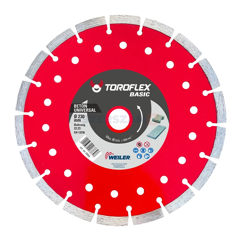 TOROFLEX SINTER ECO 10 gyémánttárcsa 230x22,2/SH10