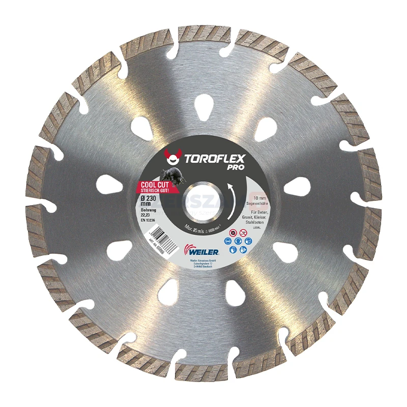 TOROFLEX COOL CUT gyémánttárcsa 125x22,2/SH10