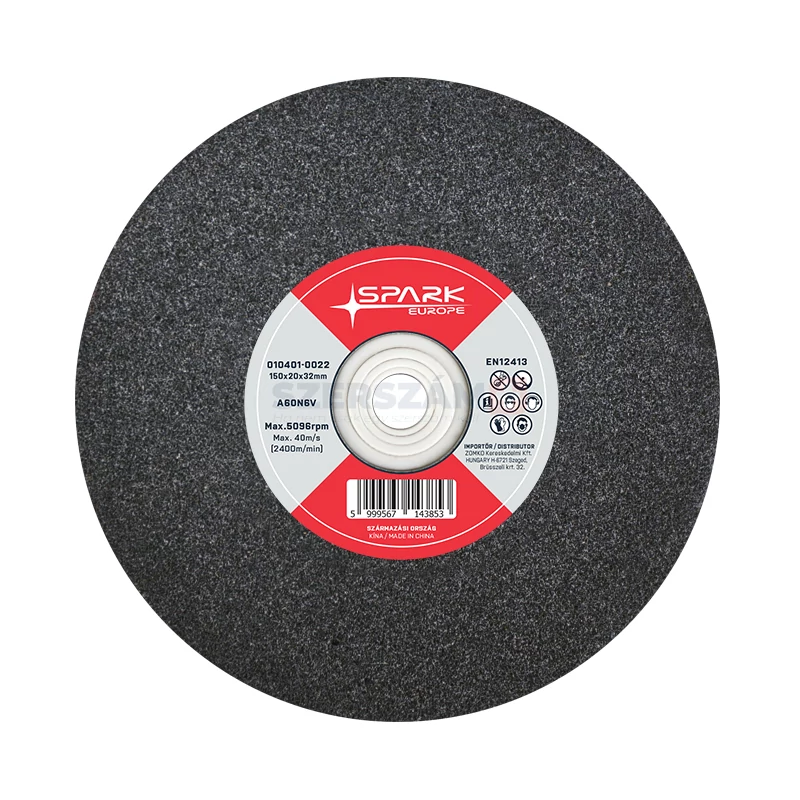 SPARK köszörűkorong szürke d150x20x32/25/20/16 A60N6V-40m/s F1