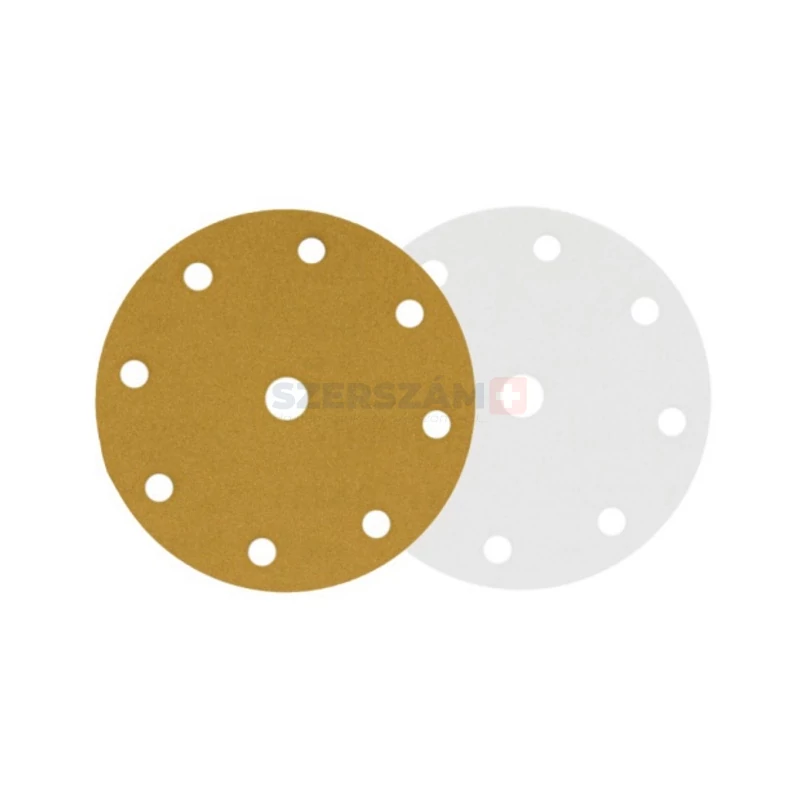 DEERFOS tépőzáras csiszolólap 8+1 lyukas CA331 150 P100A