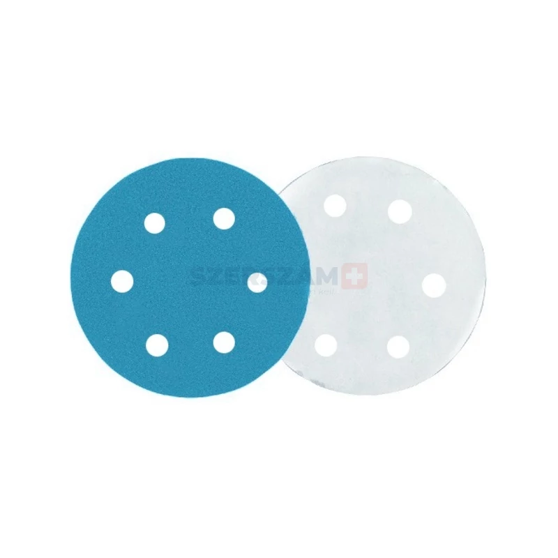 DEERFOS tépőzáras csiszolólap 6 lyukas SA331 150 P80A