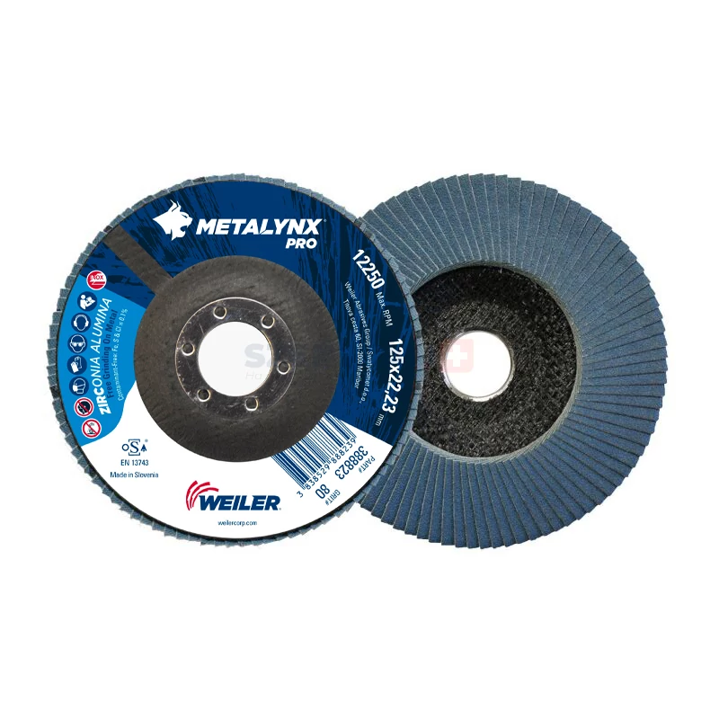 METALYNX PRO INOX lamellás csiszolótányér F27 egyenes 115x22,2 P40Z