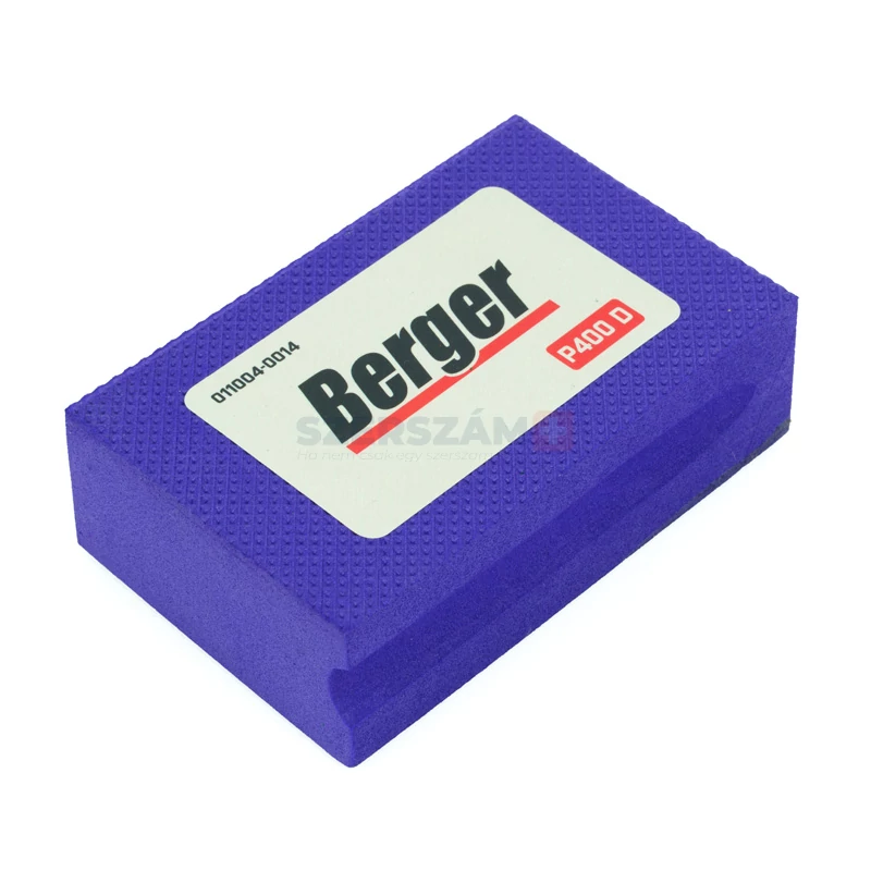 BERGER gyémántszemcsés csiszolószivacs 55x90x25 P400D kék