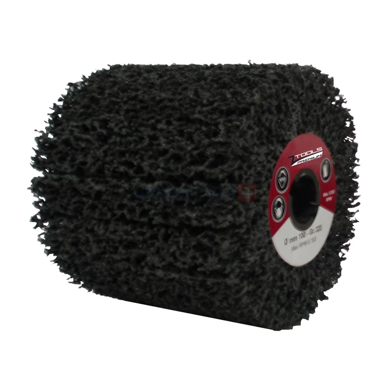 Z-TOOLS kemény vlies henger 100x100x19h/C-XCS (néger)