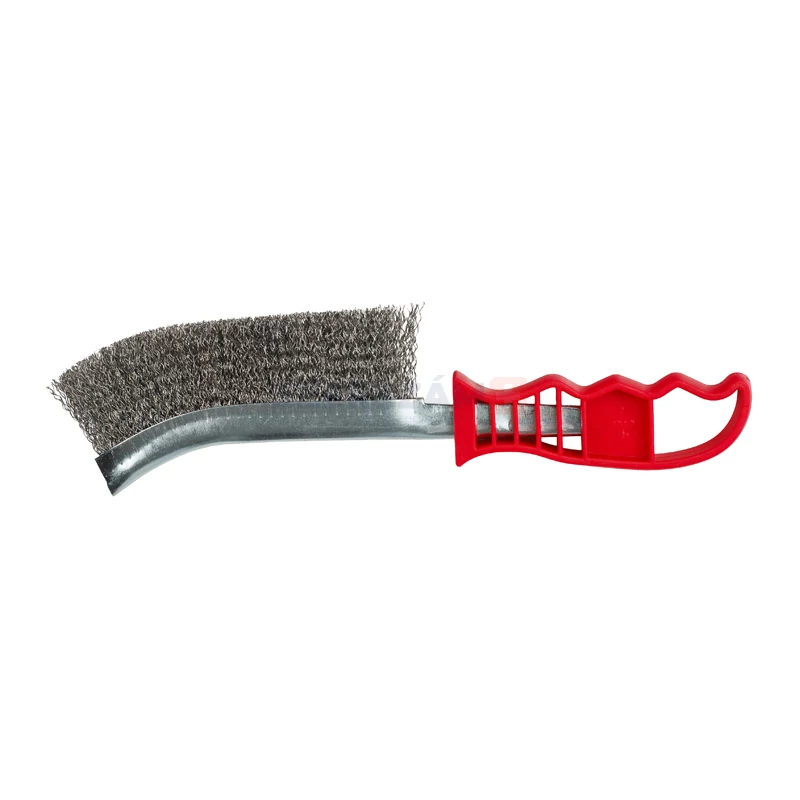 BERGER Spid drótkefe 250mm acél piros