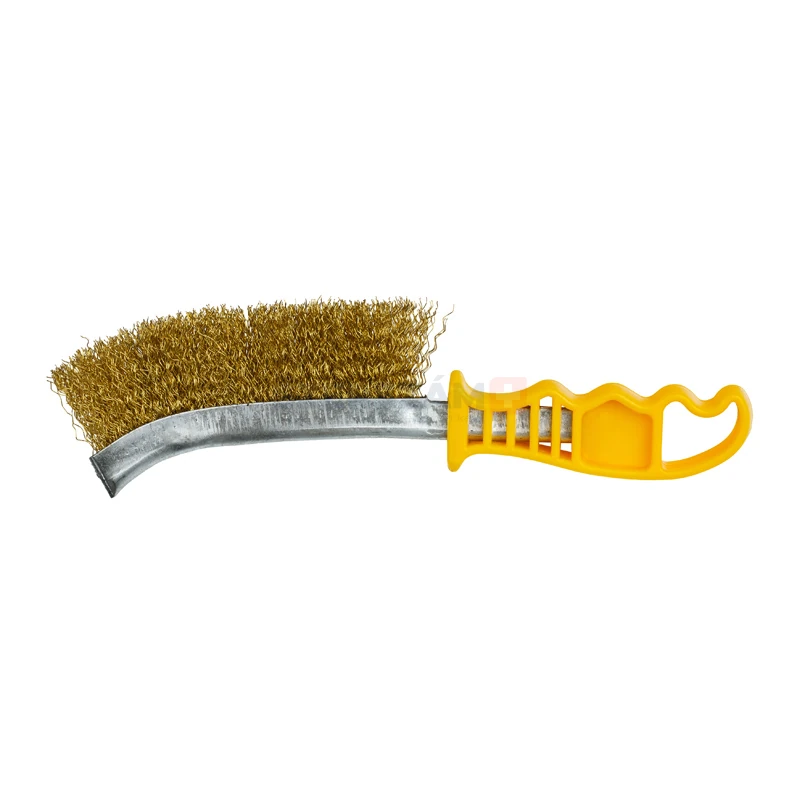 BERGER Spid drótkefe 250mm bronz sárga