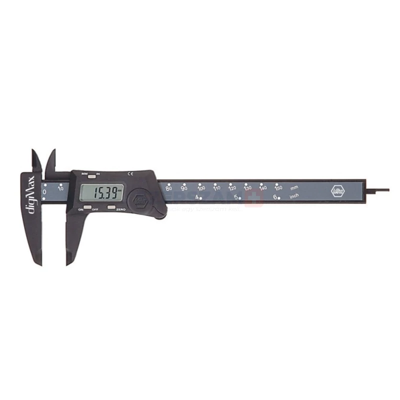 WIHA digiMax digitális kompozit tolómérő, mélységmérővel 150/0,01mm 4111701/No.29422