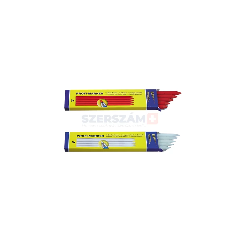 BLEISPITZ hegesztő jelölő betét piros 5db No.0112