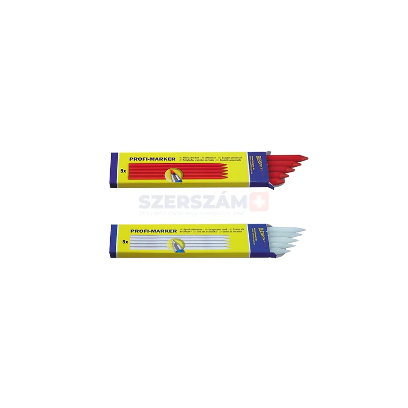 BLEISPITZ hegesztő jelölő betét piros 5db No.0112