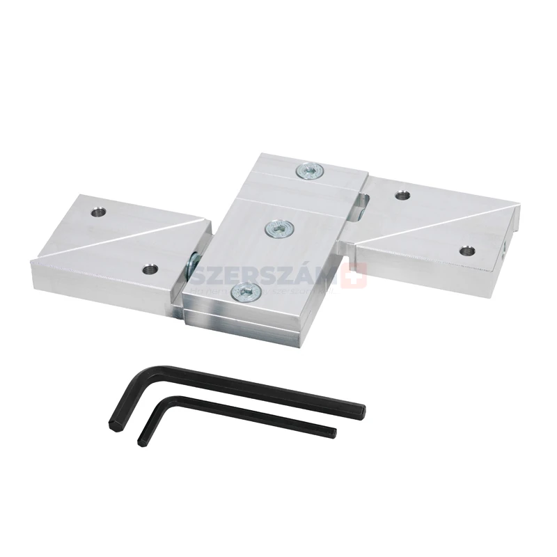 TOVARNA Kovine ölesléc-toldóadapter 100x18mm téglalap profilhoz