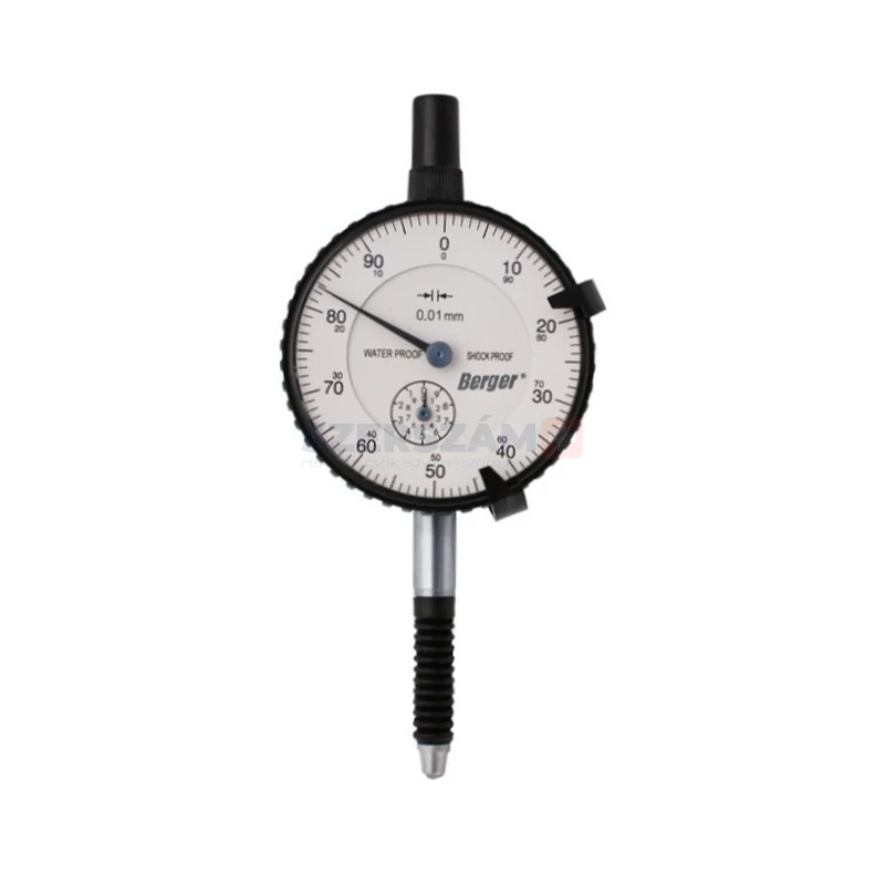 BERGER vízálló mérőóra, IP53 0-10/0,01mm