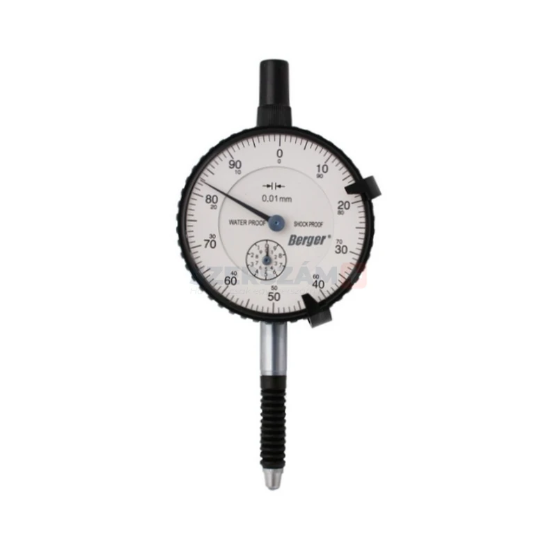 BERGER vízálló mérőóra, IP53 0-10/0,01mm