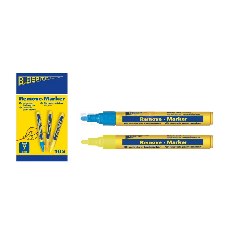 BLEISPITZ festékes, letörölhető jelölőfilc d4,0mm kék 10db No.1041