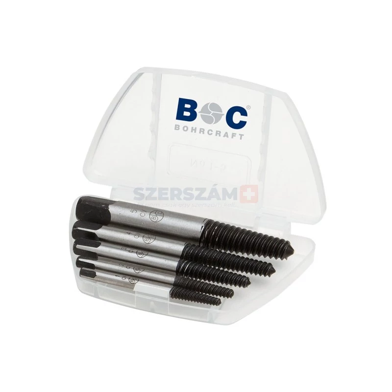 BOHRCRAFT törtcsavar kihajtó készlet CrV 5r. M3-M18 SE5