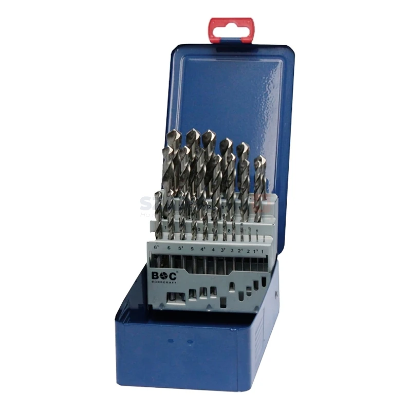 BOHRCRAFT csigafúró készlet HSS-G 25r. 1,0-13,0/0,5 MG13 Metal-Box
