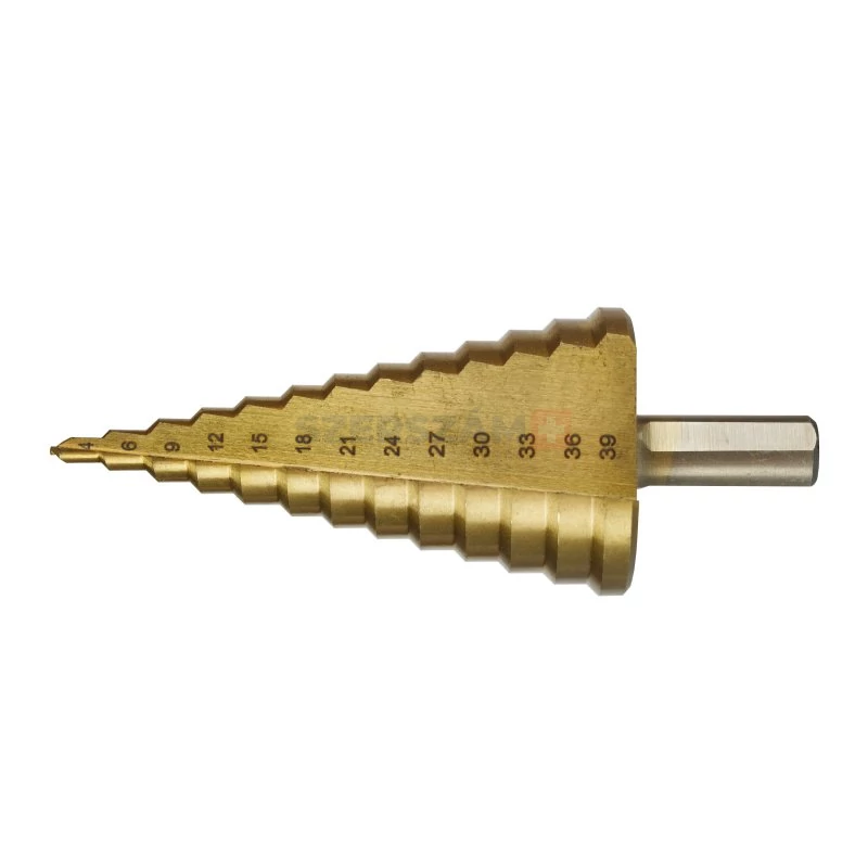BERGER lépcsős lemezfúró 4-39/3mm 13 lépcsős