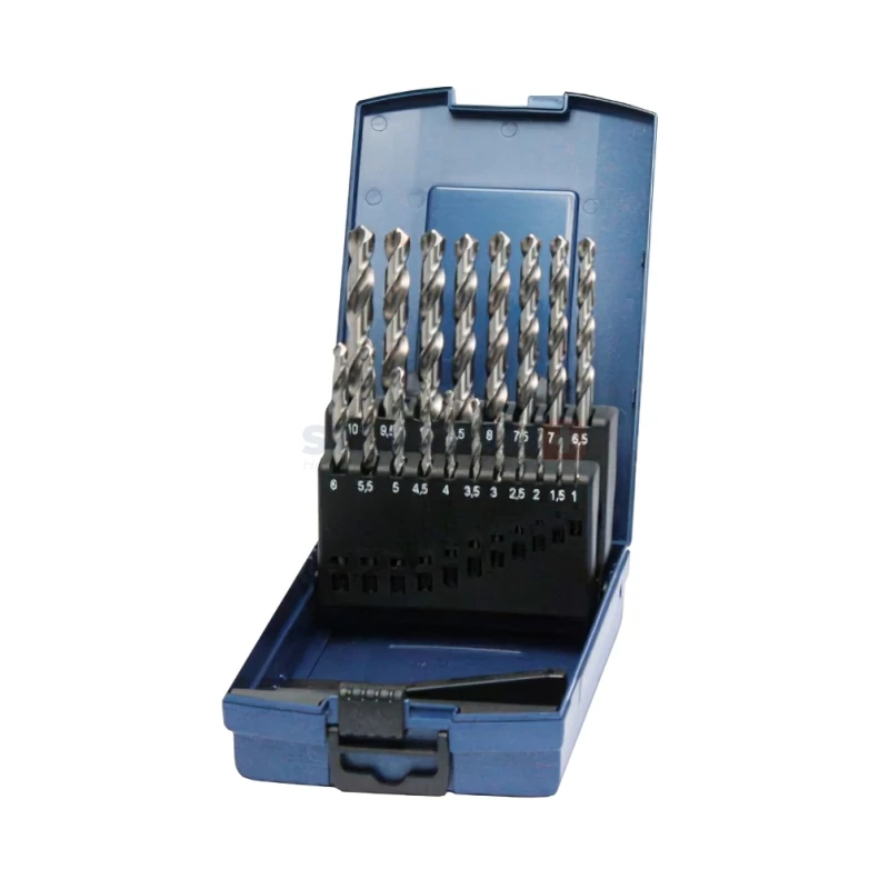BOHRCRAFT csigafúró készlet HSS-G 19r. 1,0-10,0/0,5 KG10 ABS-Box