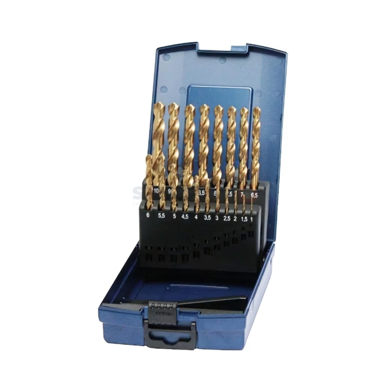 BOHRCRAFT csigafúró készlet HSS-TiN 19r. 1,0-10,0/0,5 KT10 ABS-Box