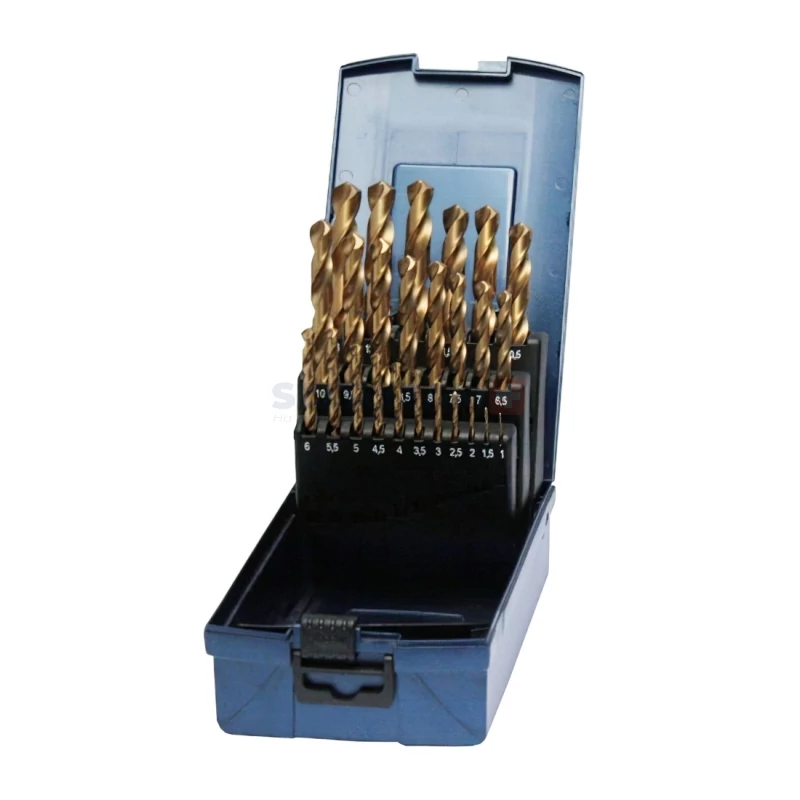 BOHRCRAFT csigafúró készlet HSS-TiN 25r. 1,0-13,0/0,5 KT13 ABS-Box