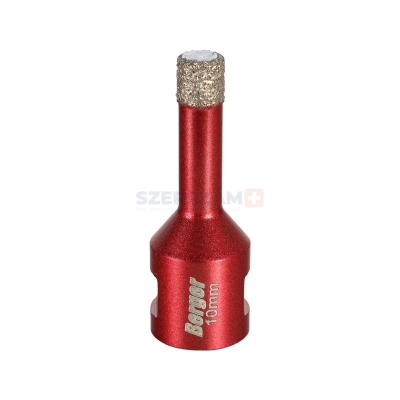 BERGER menetes gyémánt fúrókorona 10x63xSH10mm/M14