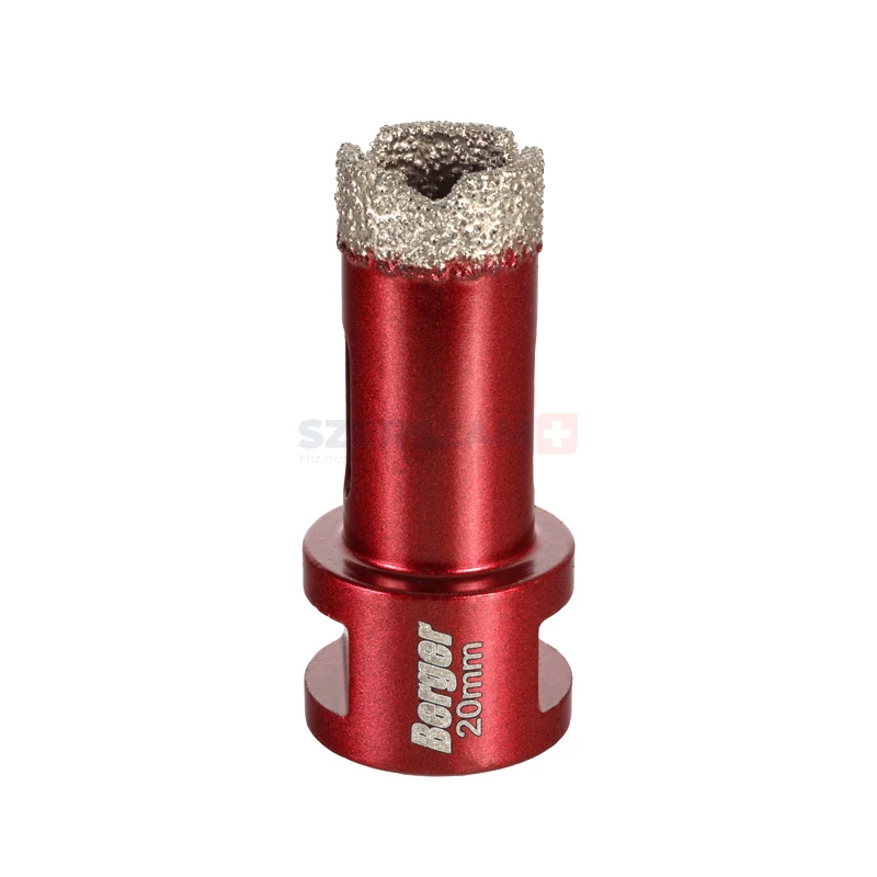 BERGER menetes gyémánt fúrókorona 20x60xSH10mm/M14