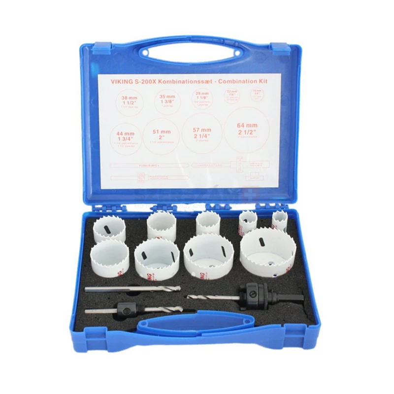 VIKING univerzális körkivágó készlet 11r. 19-64 S-200X