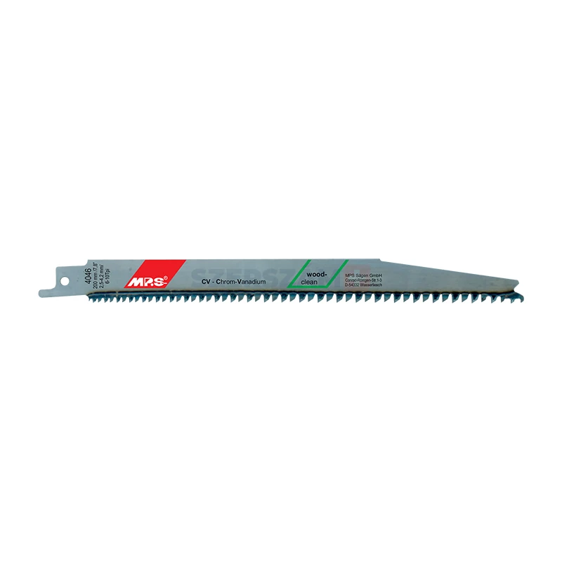 MPS szablyafűrészlap fára CV 240x19x1,2/T2,5-4,2mm 4046-5db (S2345X)