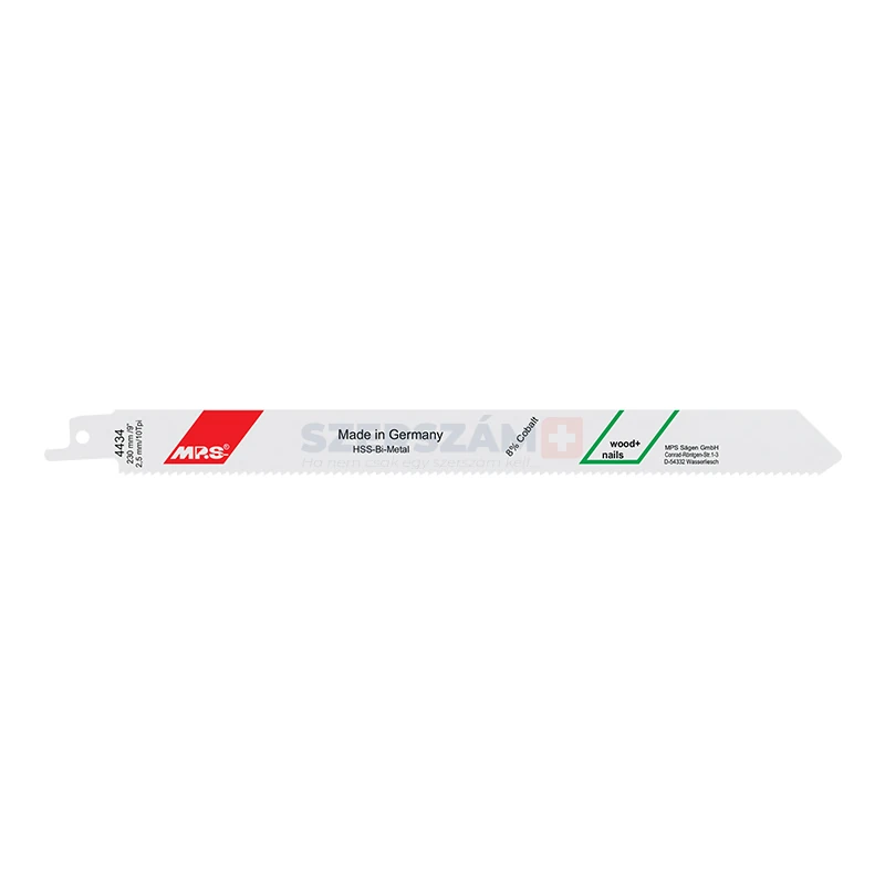 MPS szablyafűrészlap szegelt fára BiM Co8 230x19x0,9/T2,5mm 4434-2db (S1122HF)