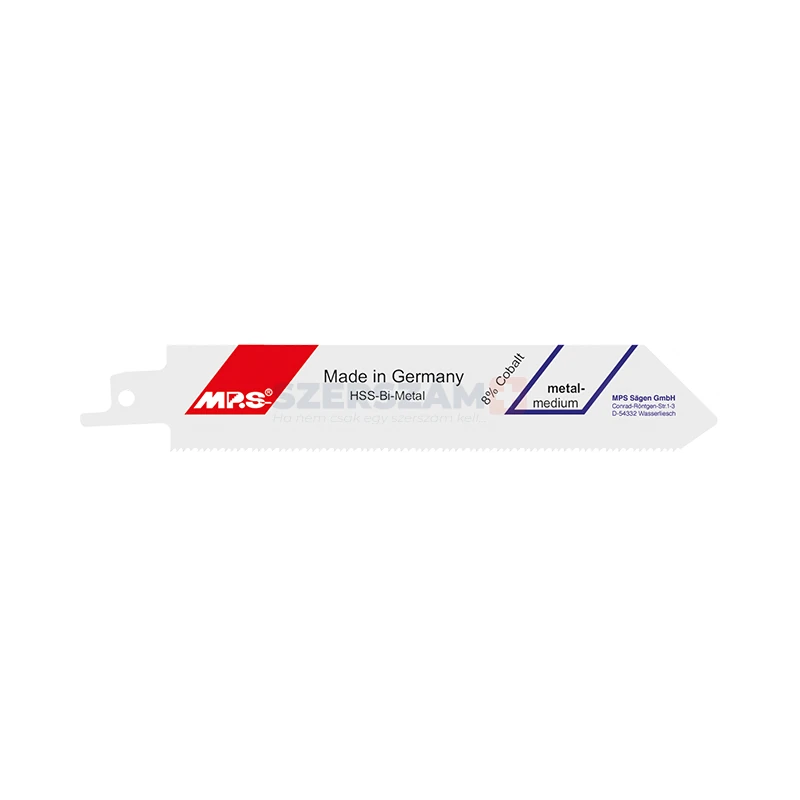 MPS szablyafűrészlap fémre BiM Co8 150x25,4x0,9/T1,8mm 4408-VP-5db (S936BEF)