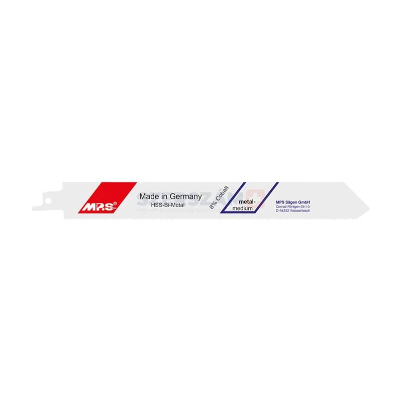 MPS szablyafűrészlap fémre BiM Co8 225x25,4x0,9/T1,8mm 4409-VP-5db (S1136BEF)