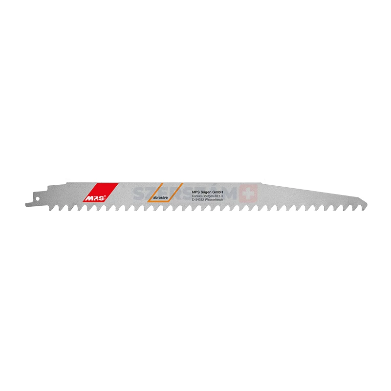 MPS szablyafűrészlap gázbetonra/téglára HM 300x25,4x1,25/T8,5mm 4178-1db (S1241HM)