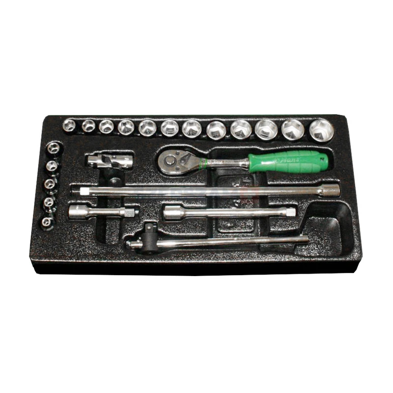 HANS 3/8" dugókulcskészlet 23r. 6-22mm TT-15 fiókmodul