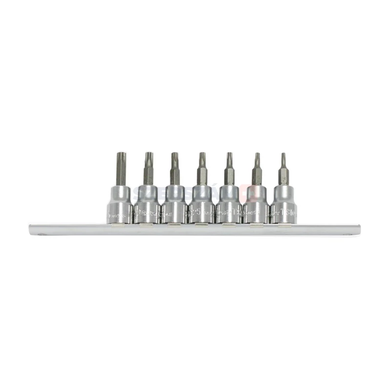 HANS 1/2" PENTA-STAR bit-dugókulcsfej készlet 7r. TS10-TS40 460255-7