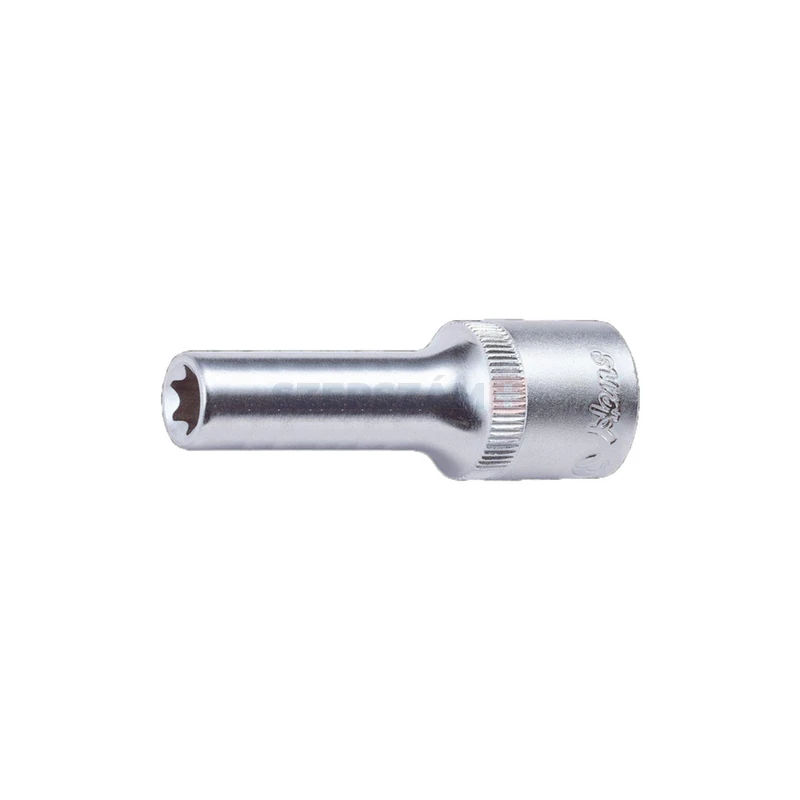 HANS 1/2" E-STAR hosszú dugókulcsfej E16x76mm CrV 4310E16
