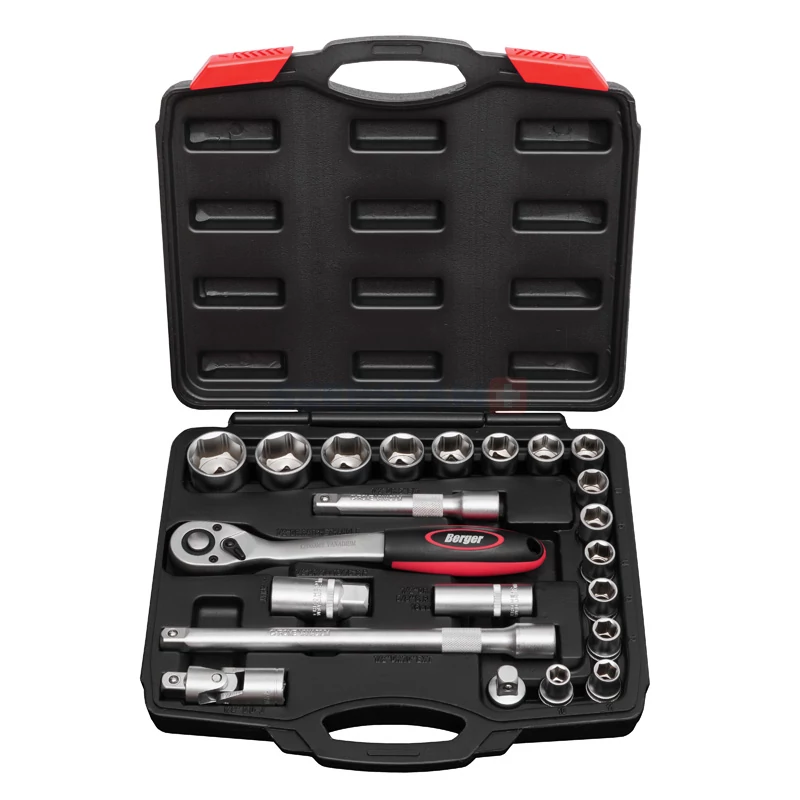 BERGER 1/2" dugókulcskészlet 22r. 10-32mm